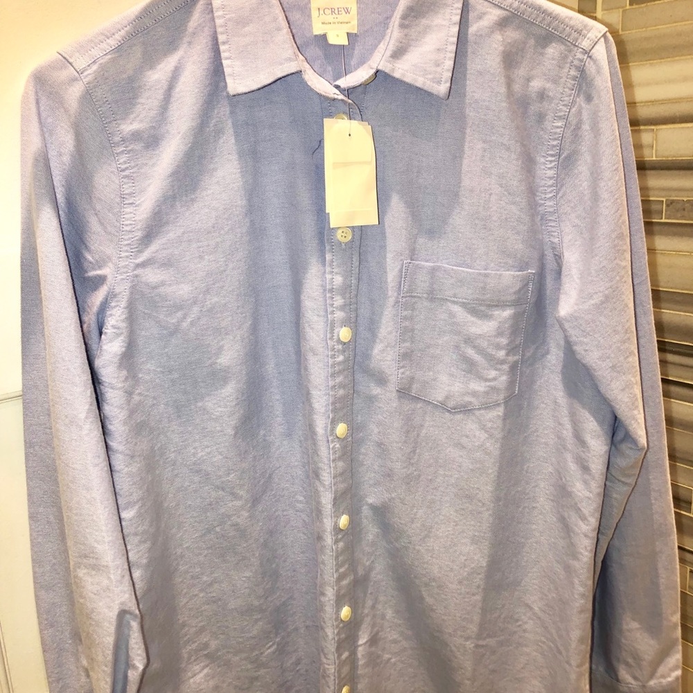 NWT J. Crew Perfect Fit Long Sleeve Shirt